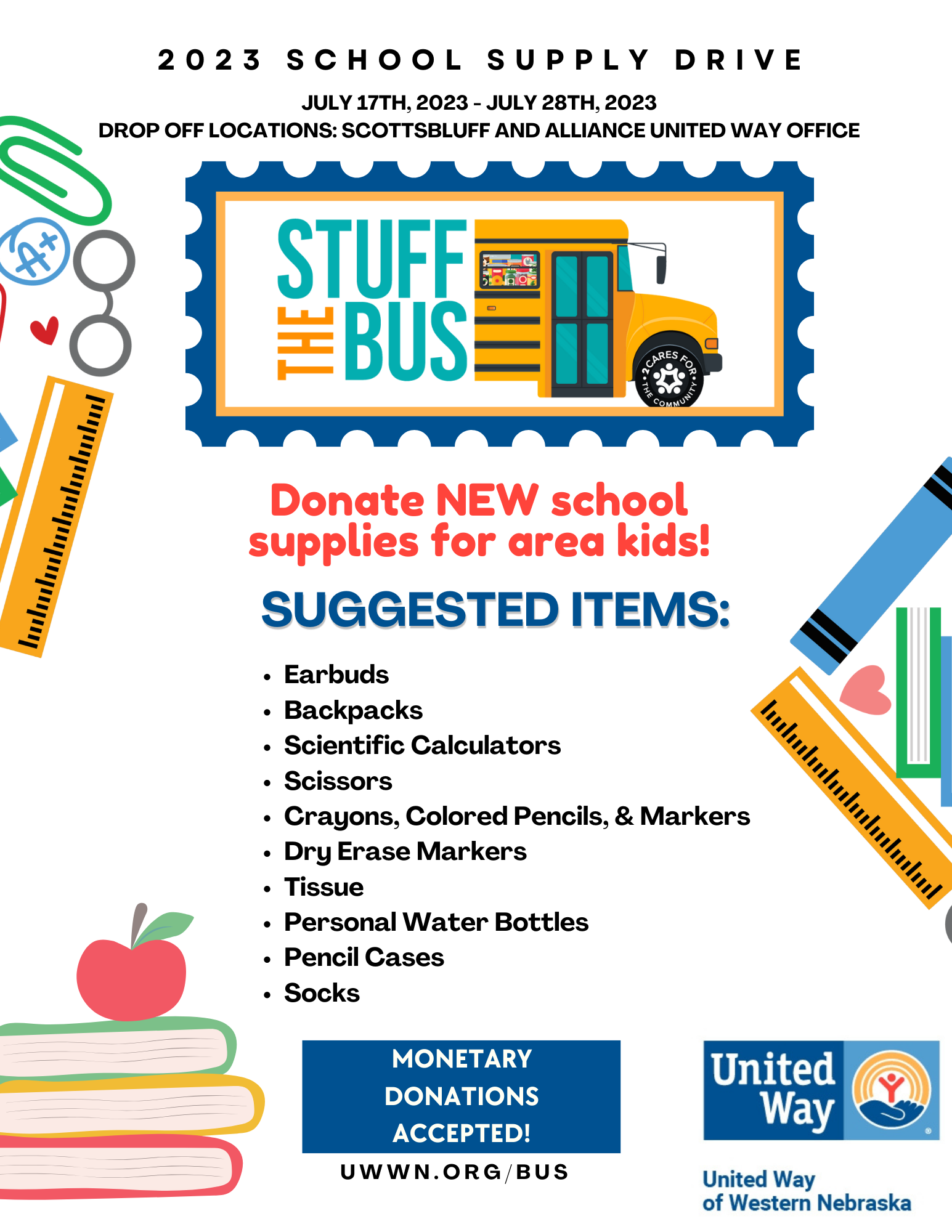 Stuff the Bus Flyer